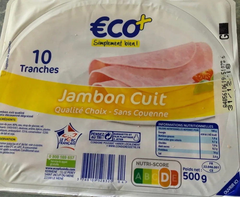 Jambon Cuit Standard