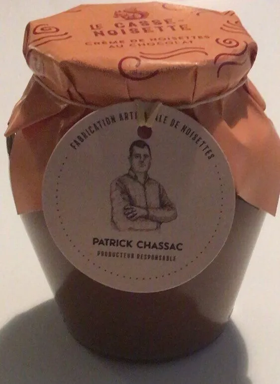 Crème de noisettes au chocolat