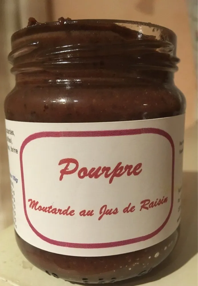 Moutarde pourpre au jus de raisin