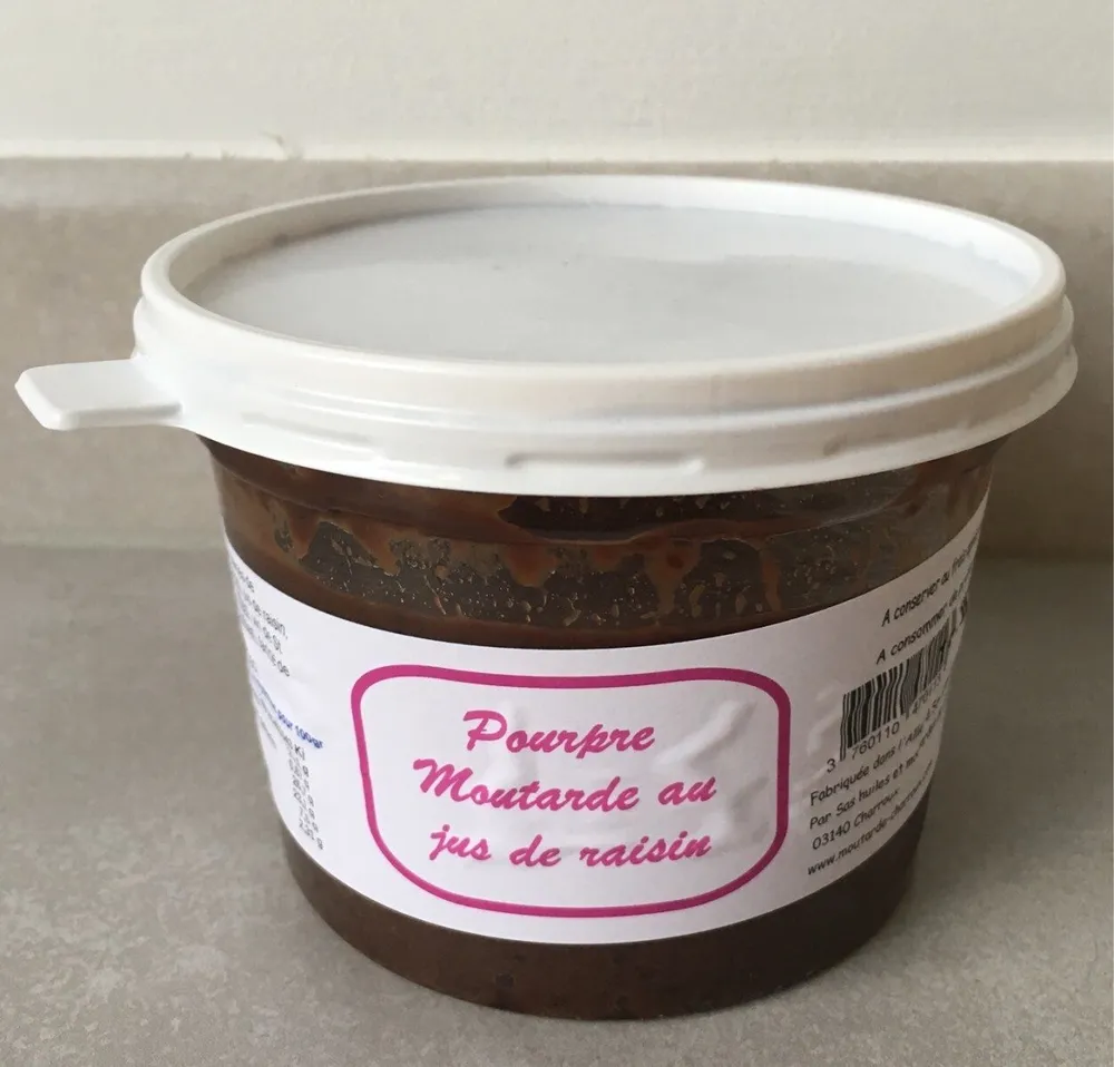 Pourpre moutarde au jus de raisin