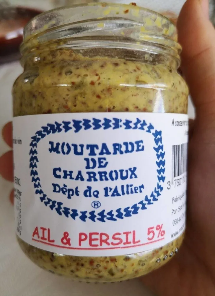 Moutarde de Charroux ail et persil