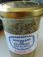 Moutarde de charroux basilic