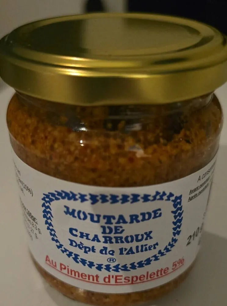 Moutarde au piment du pays Basque