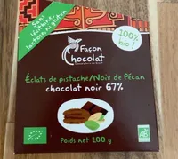 Chocolat eclat pistache noix