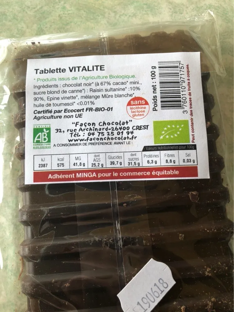 Tablette VITALITE