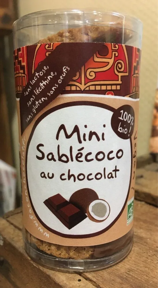 Mini sablécoco au chocolat