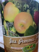 Jus de pommes fraises