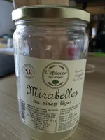Mirabelles au sirop léger