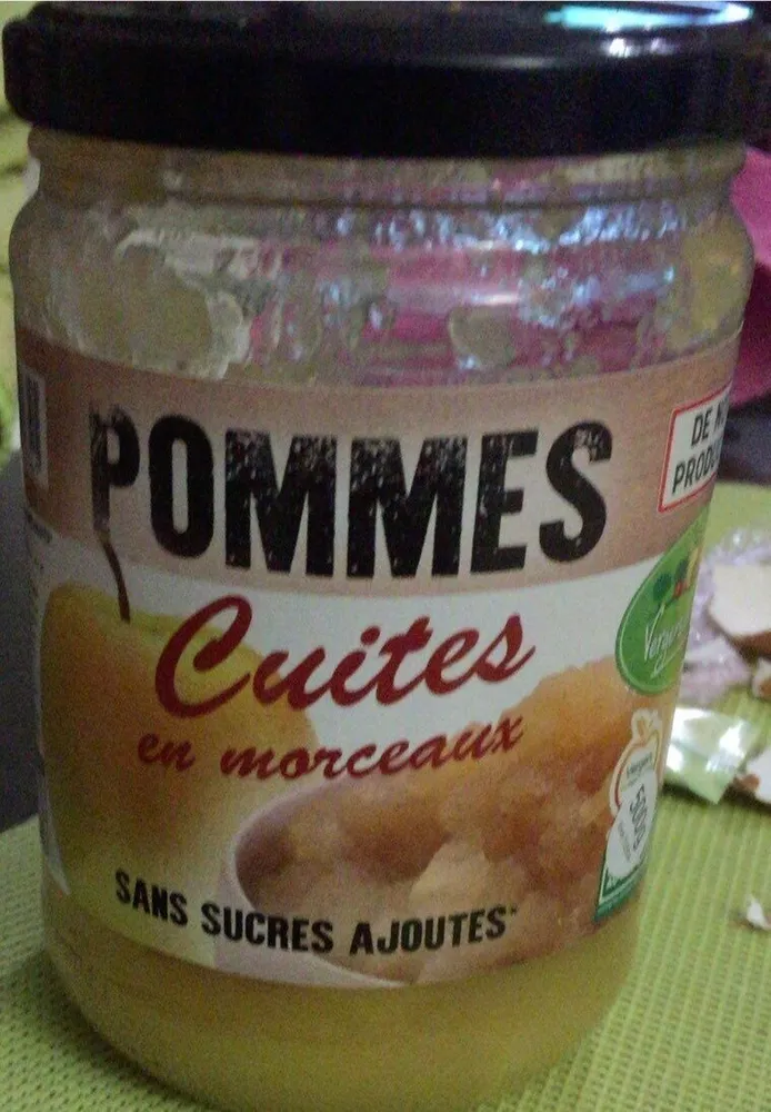Pommes cuites en morceaux