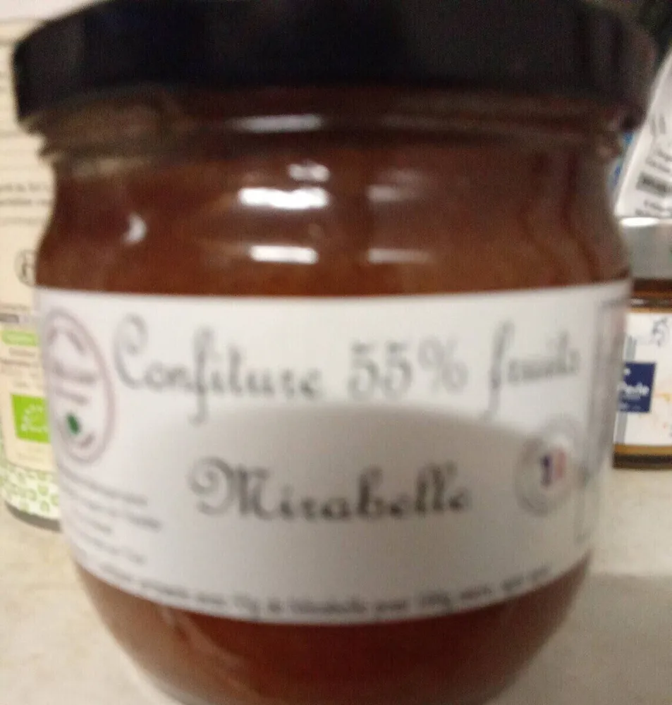 Confiture 55% de fruits Mirabelle