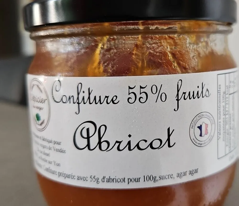 Confiture 55% de fruits Abricot