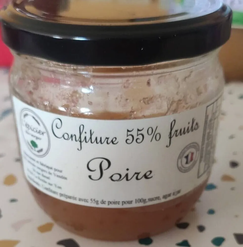 Confiture 55% fruits Poire