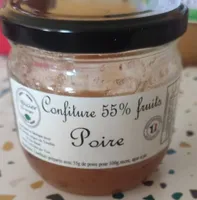 Confiture 55% fruits Poire