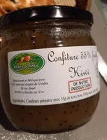 Confiture 55% fruits kiwi