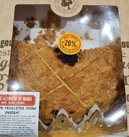 Galette feuilletée poire chocolat
