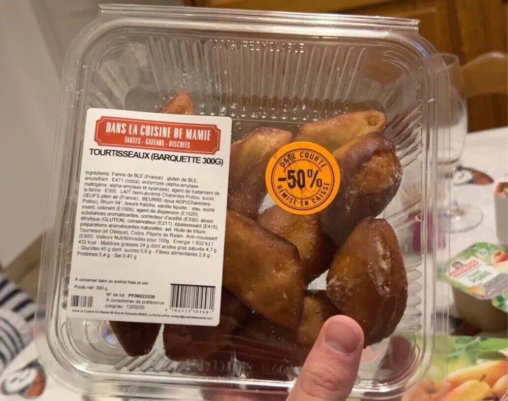 TOURTISSEAUX (BARQUETTE 300G)