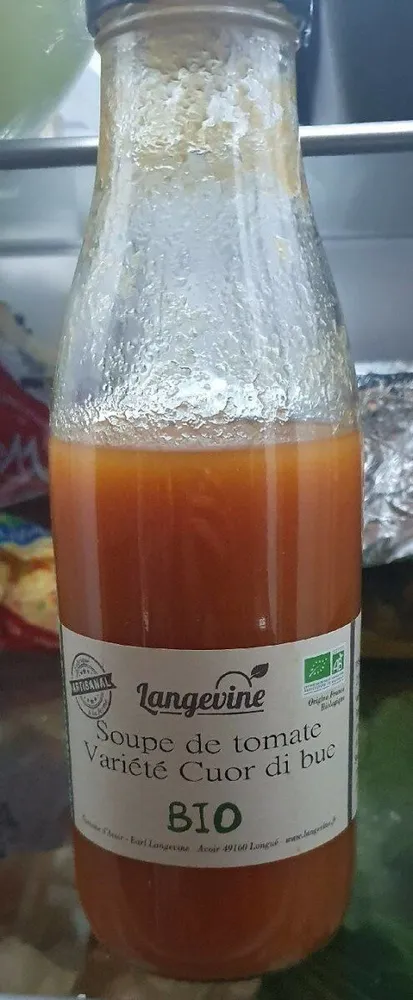 Soupe de tomates variété Cuor di bue