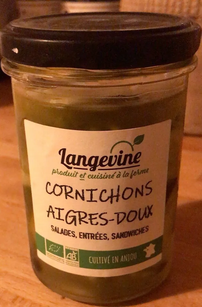 Cornichons aigres doux