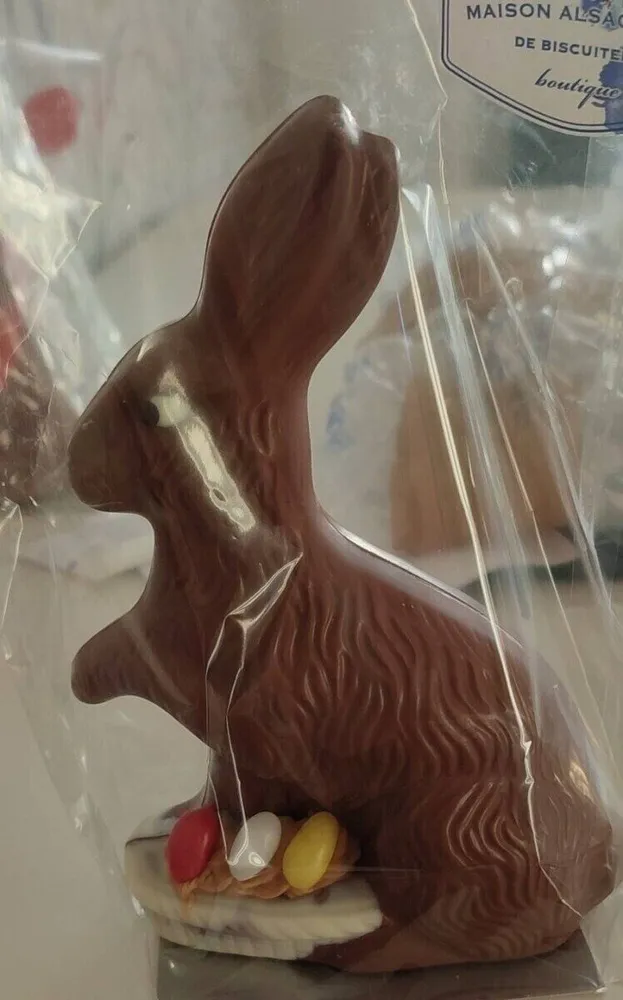 Lièvre de Pâques en chocolat au lait