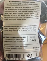 Assortiment mini-kougelhopf praline