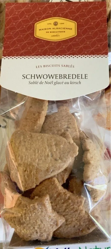 Sablé de Noël au kirsch
