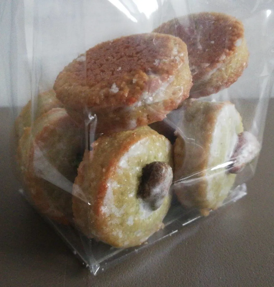 Délice pistache. Biscuits aux amandes et à la pistache