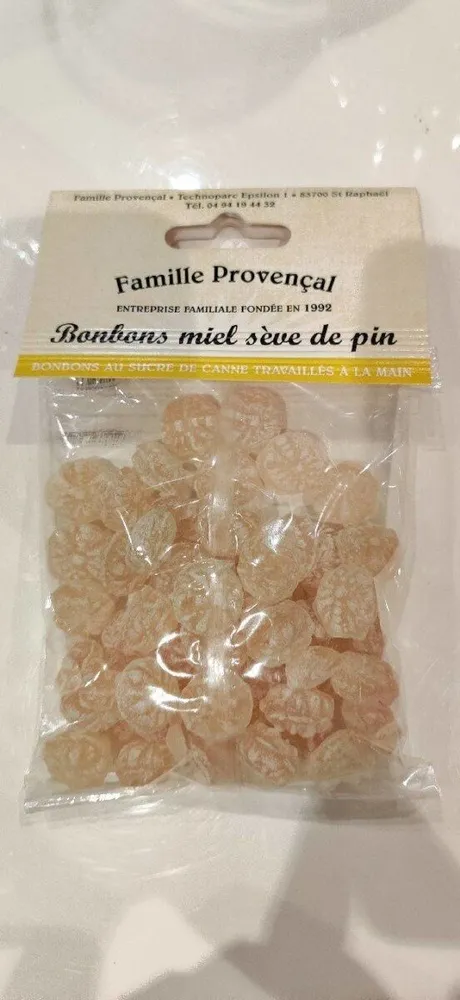 Bonbons miel sève de pin