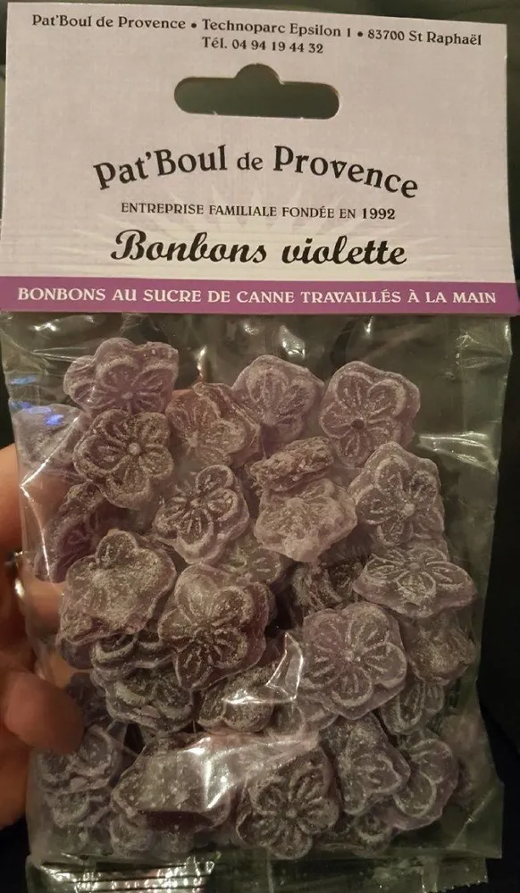 Bonbon saveur violette