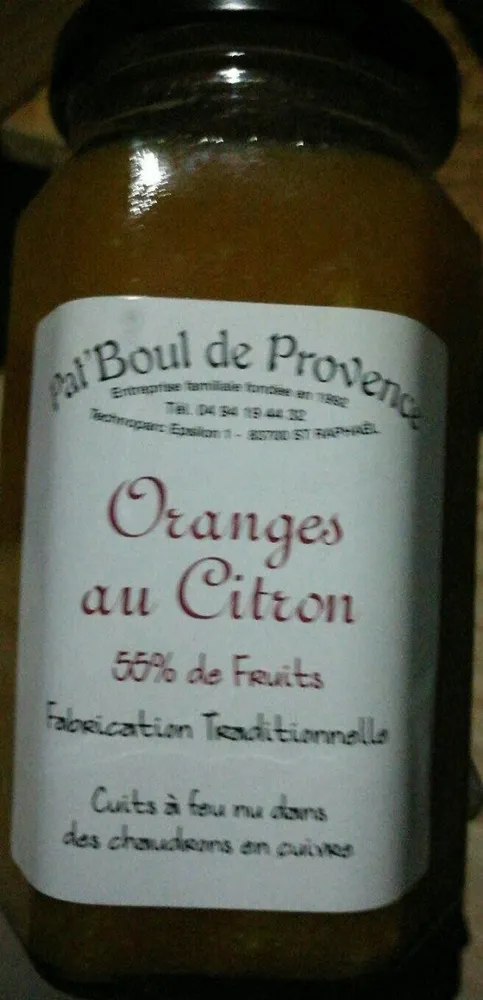 Oranges au citron