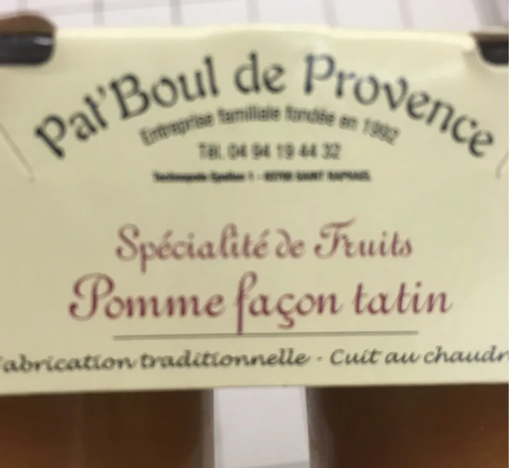 Pomme facon tatin