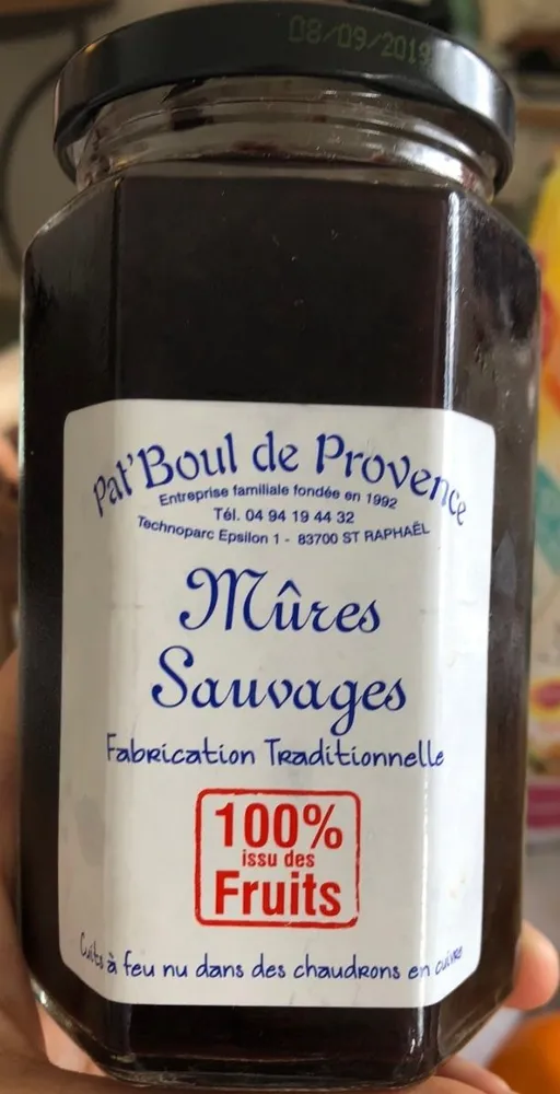 Confiture mures sauvages