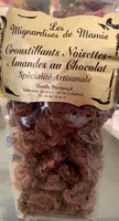 Croustillants noisettes amandes au chocolat