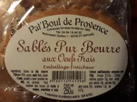 Sablés pur beurre aux œufs frais