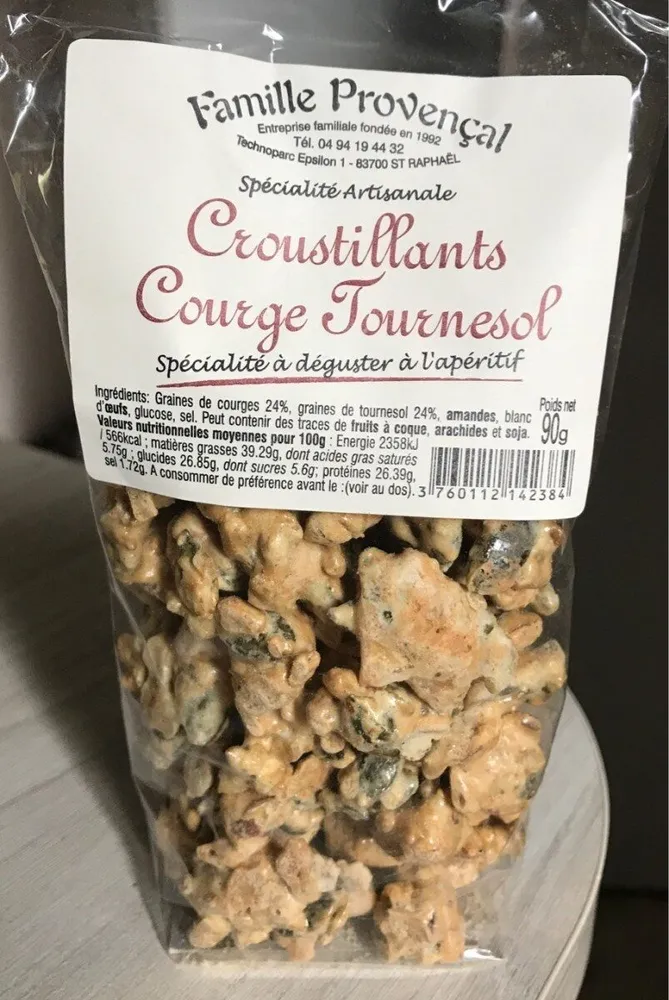 Croustillants courge tournesol