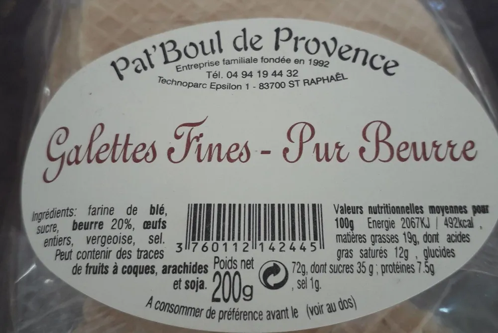 Galettes Fines _ Pur Beurre