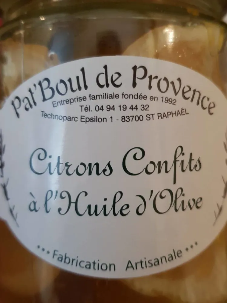 Citron confit à l'huile d'olive