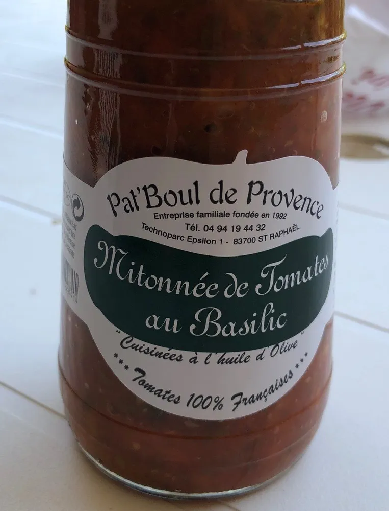 Mitonnée de tomates au basilic