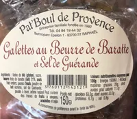Galette au Beurre de Baratte et Sel de Guérande