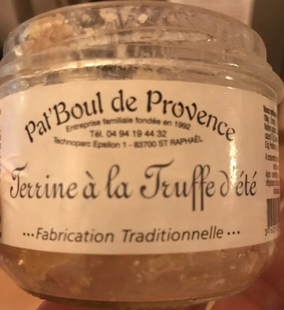 Terrine à la truffe d'été