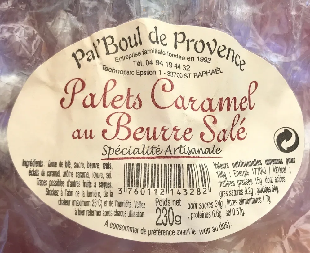 Palets Caramel au Beurre Salé