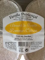 Dessert de fruits pomme citron