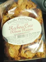 Rochers coco rhum raisin
