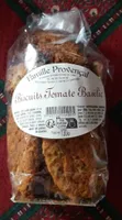 Biscuits tomate basilic