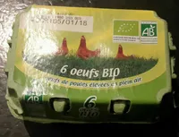 Selectionne par votre magasin, oeufs BIO, 6 oeufs 390 gr