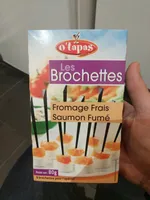 9 Brochettes De Fromage Saumon Fumé