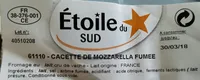 Cacette de Mozarella fumée au lait cru, 20%MG