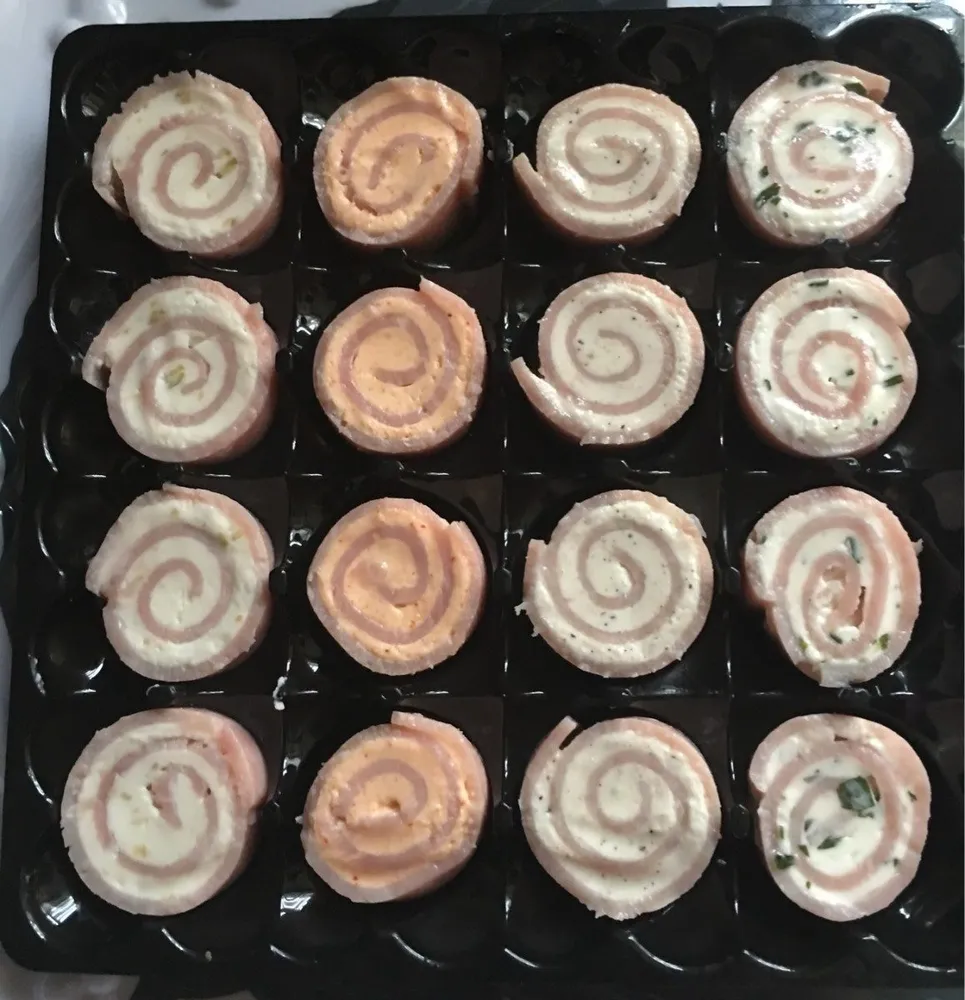 Roulé jambon fromage