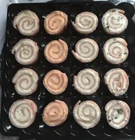 Roulé jambon fromage