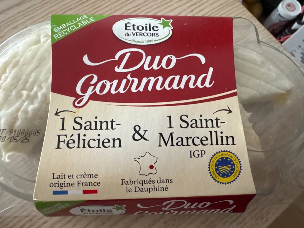 Duo Gourmand 1 Saint-Félicien & 1 Saint-Marcellin IGP