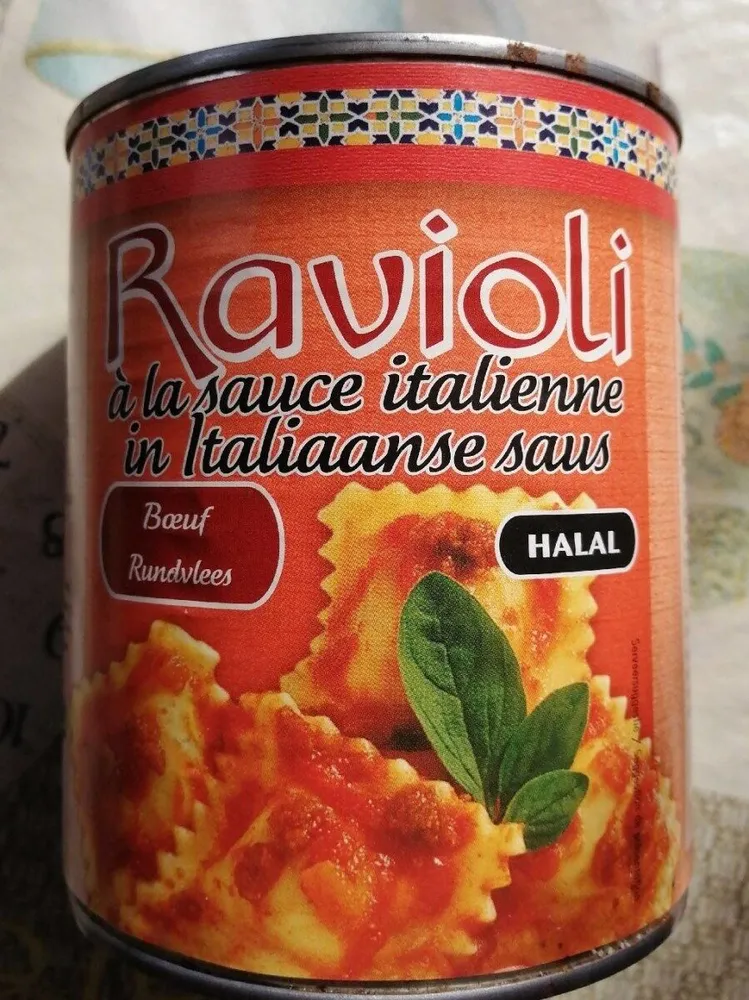Raviolis à la sauce italienne halal